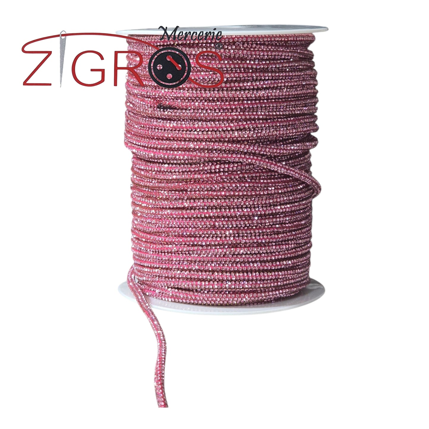 Tubolare Strass 4mm