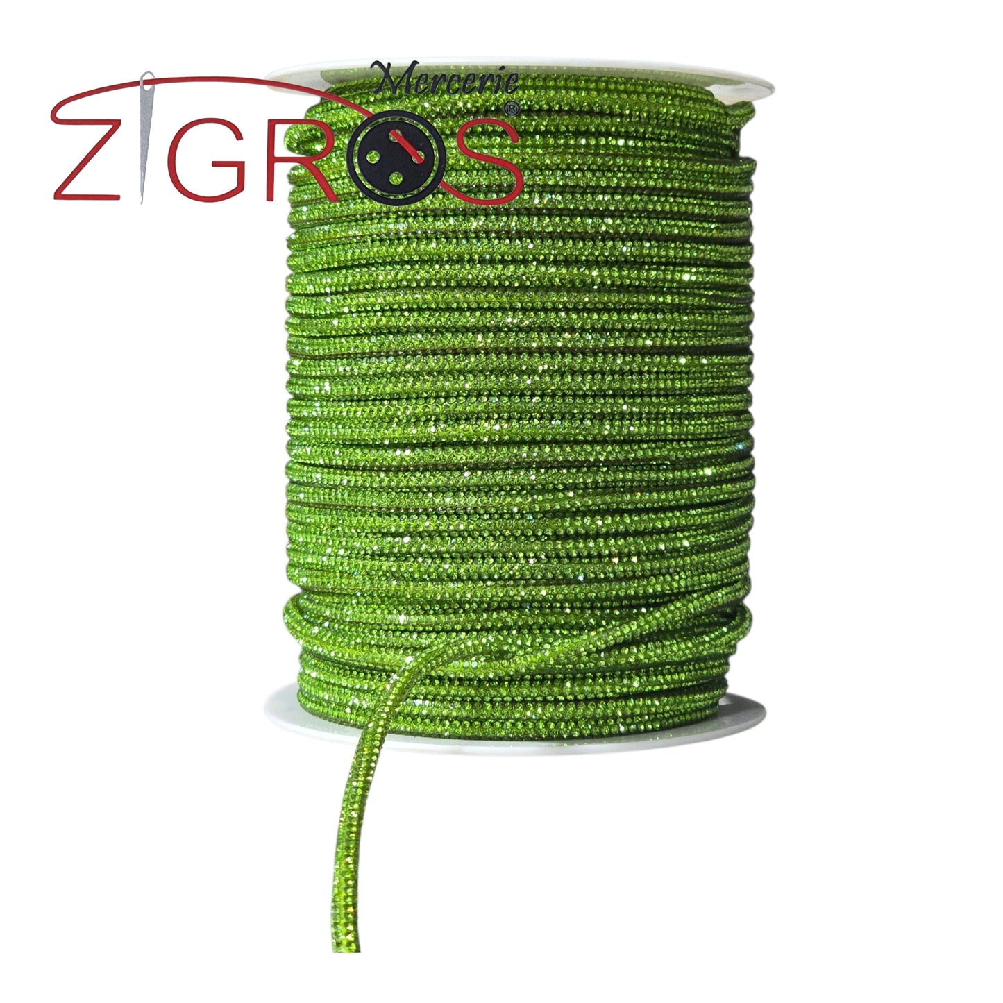Tubolare Strass 4mm