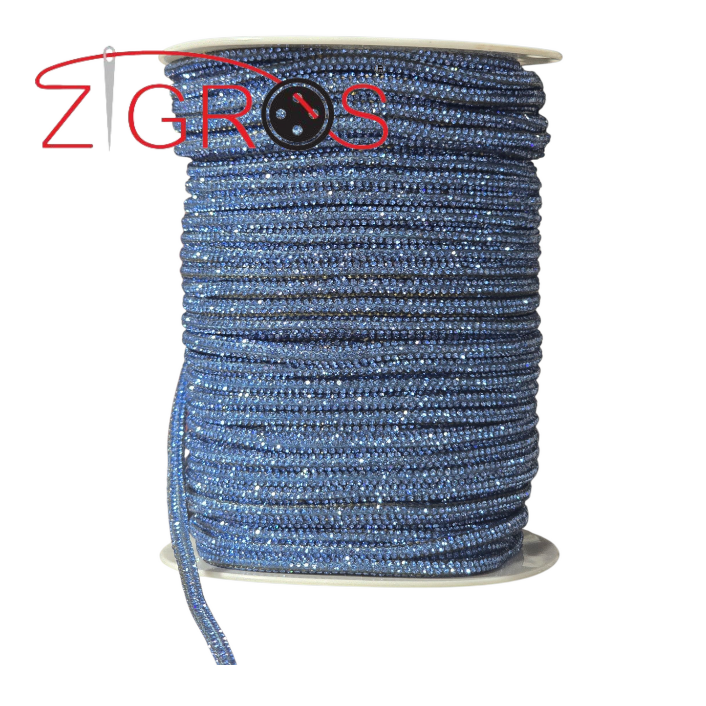 Tubolare Strass 4mm