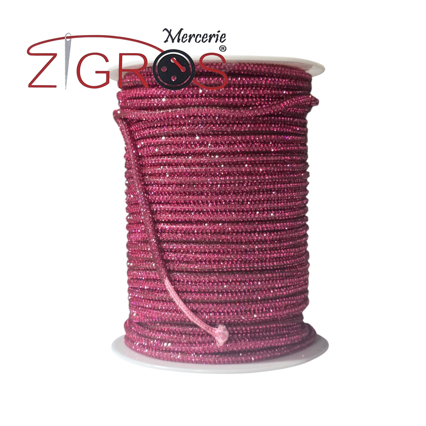 Tubolare Strass 4mm
