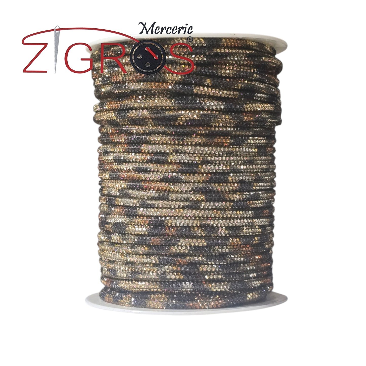 Tubolare Strass 4mm