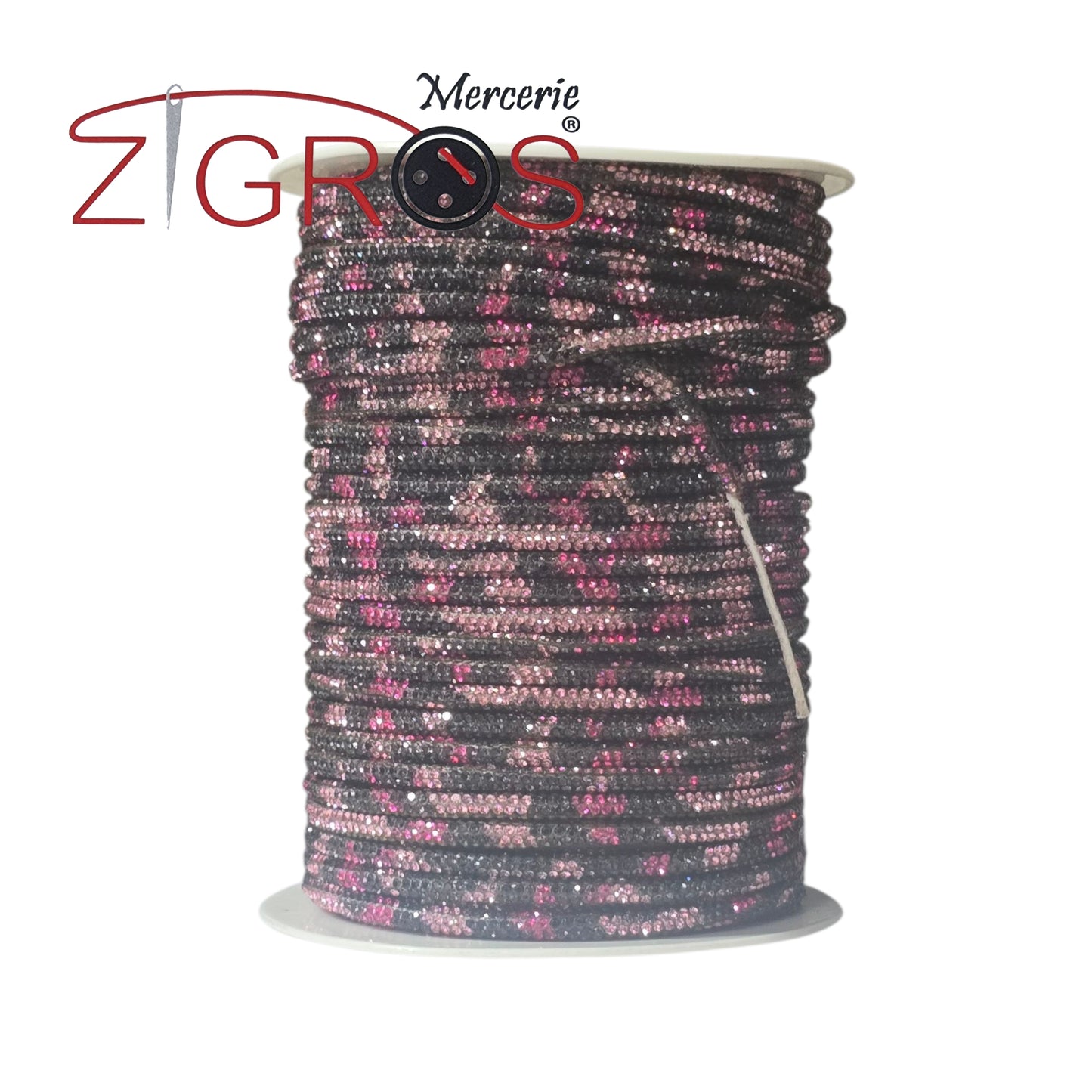 Tubolare Strass 4mm