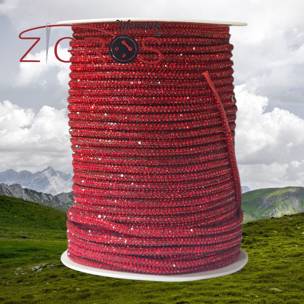 Tubolare Strass 4mm