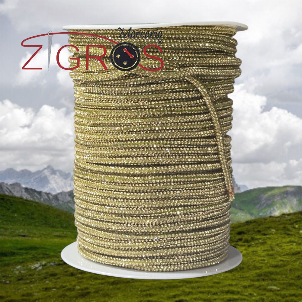 Tubolare Strass 4mm
