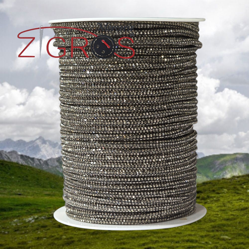 Tubolare Strass 4mm