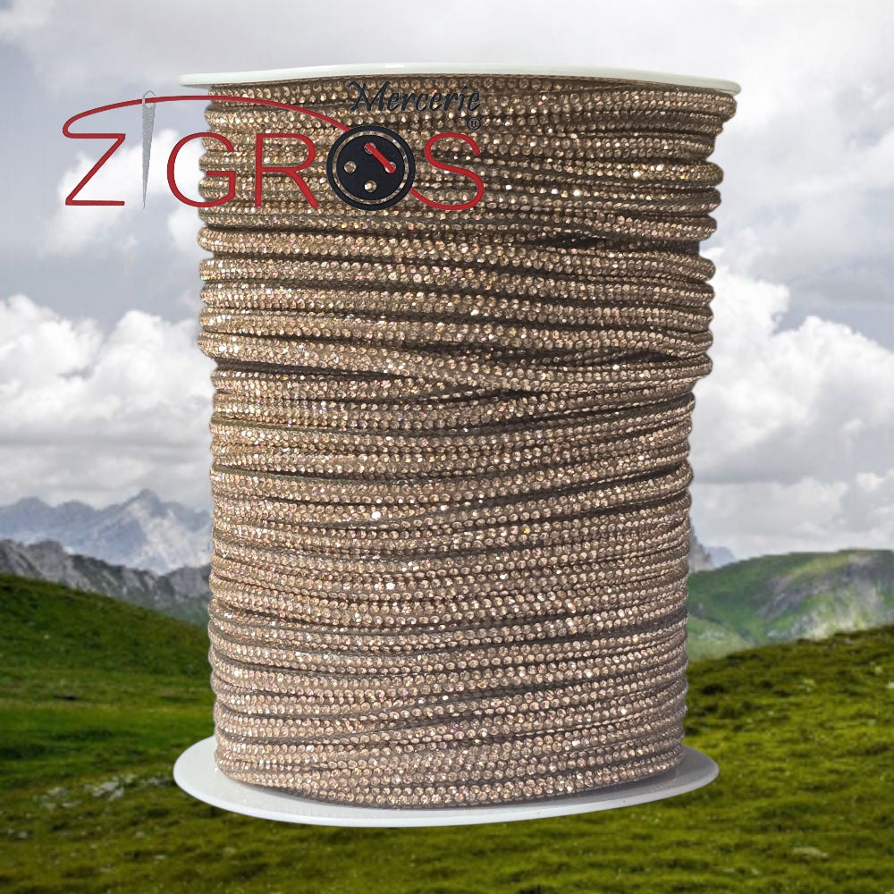 Tubolare Strass 4mm