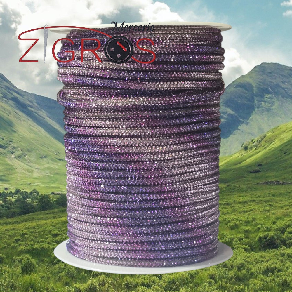 Tubolare Strass 4mm