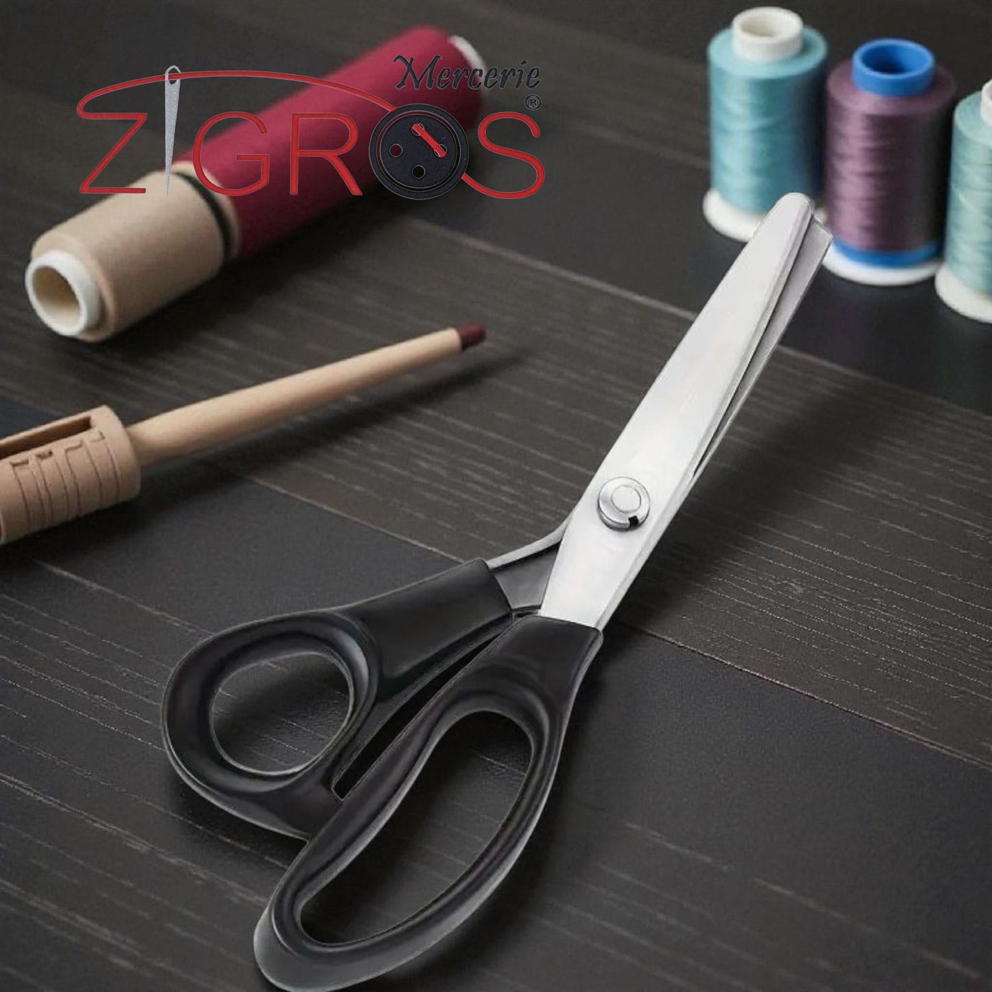 Forbici per Tessuti con Taglio a Zigzag