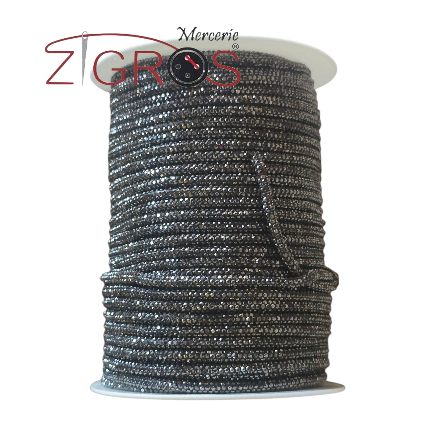 Tubolare Strass 4mm