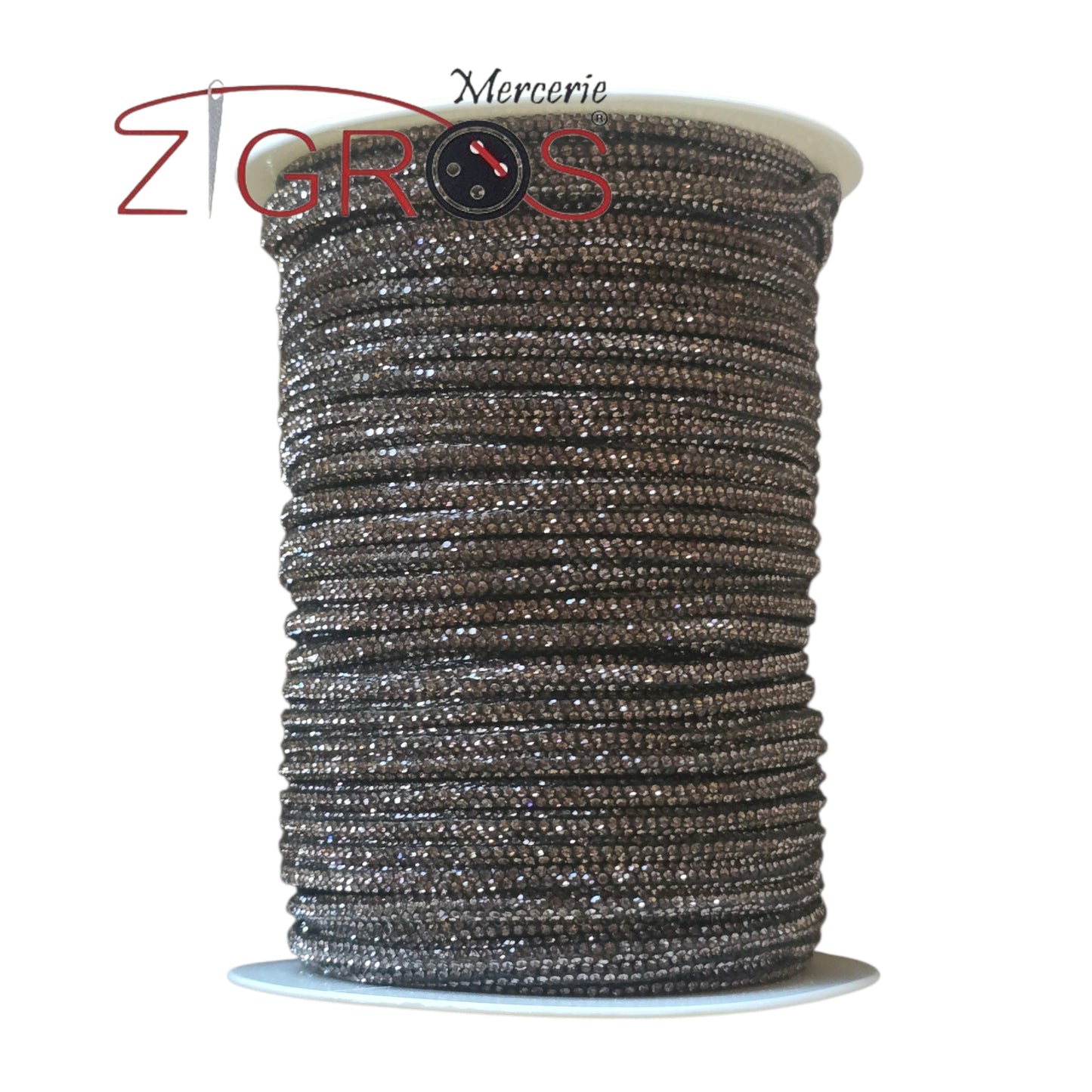 Tubolare Strass 4mm