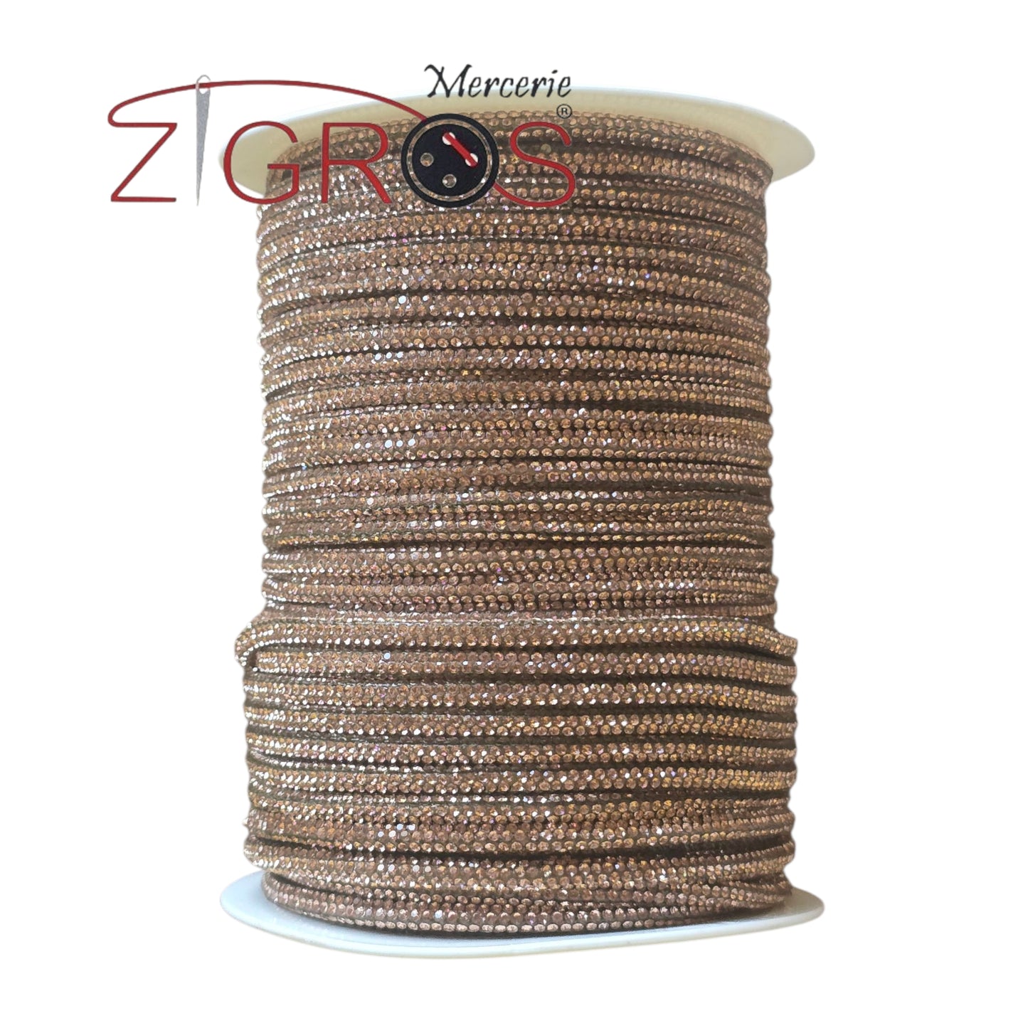 Tubolare Strass 4mm