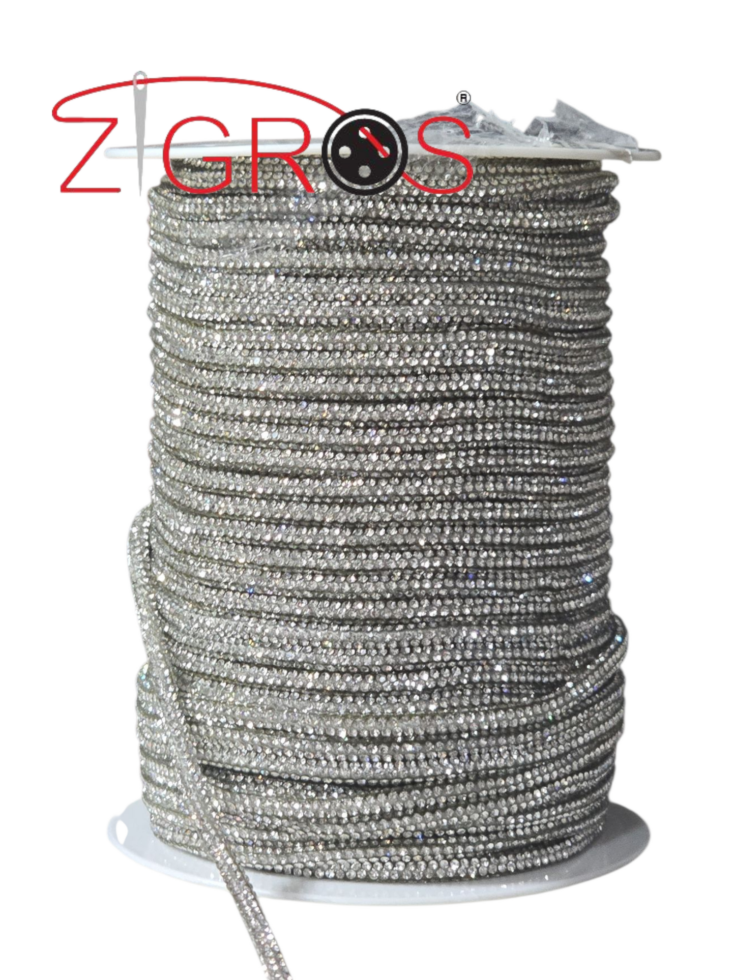 Tubolare Strass 4mm