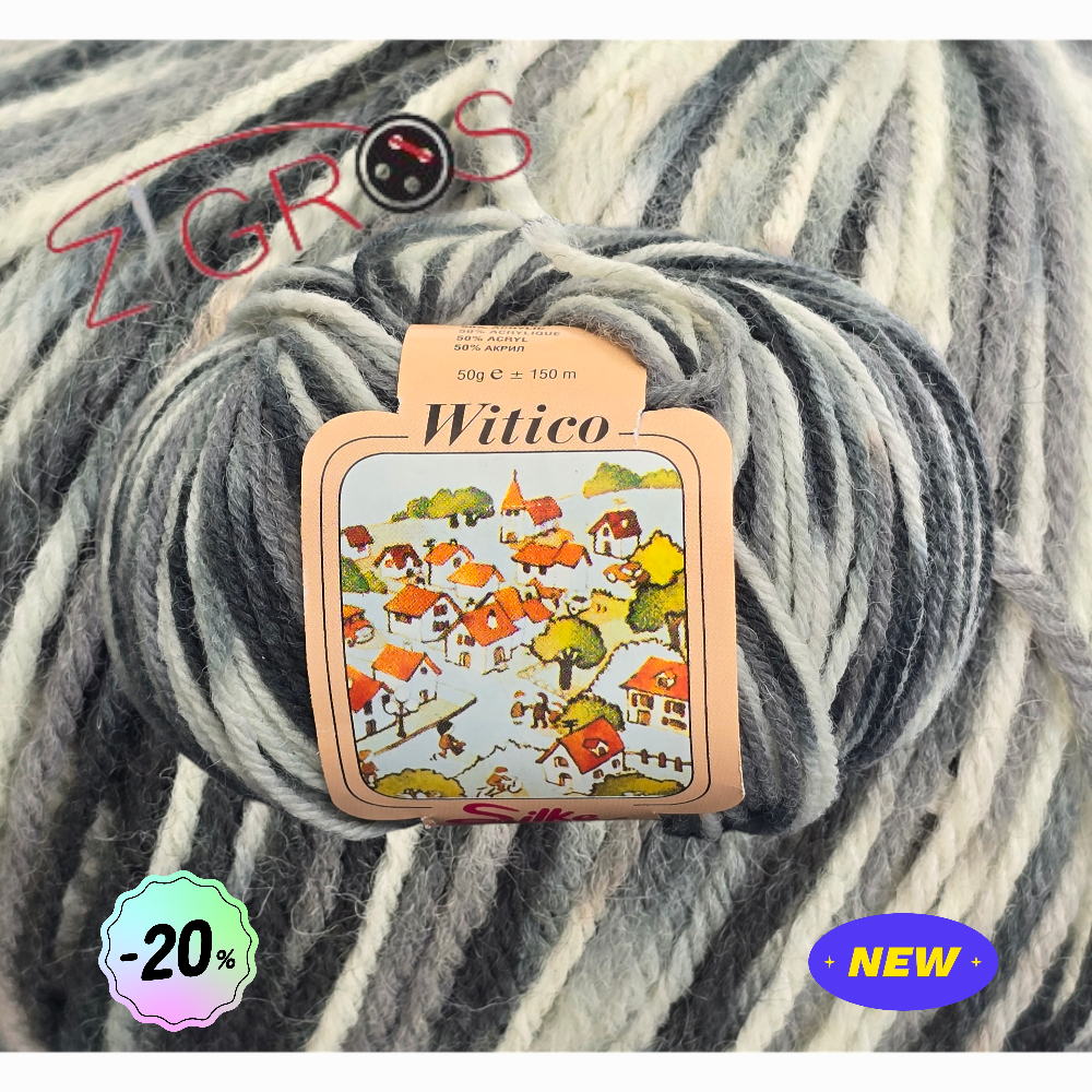 Witico Stam.50% pura lana vergine 50% acrilico