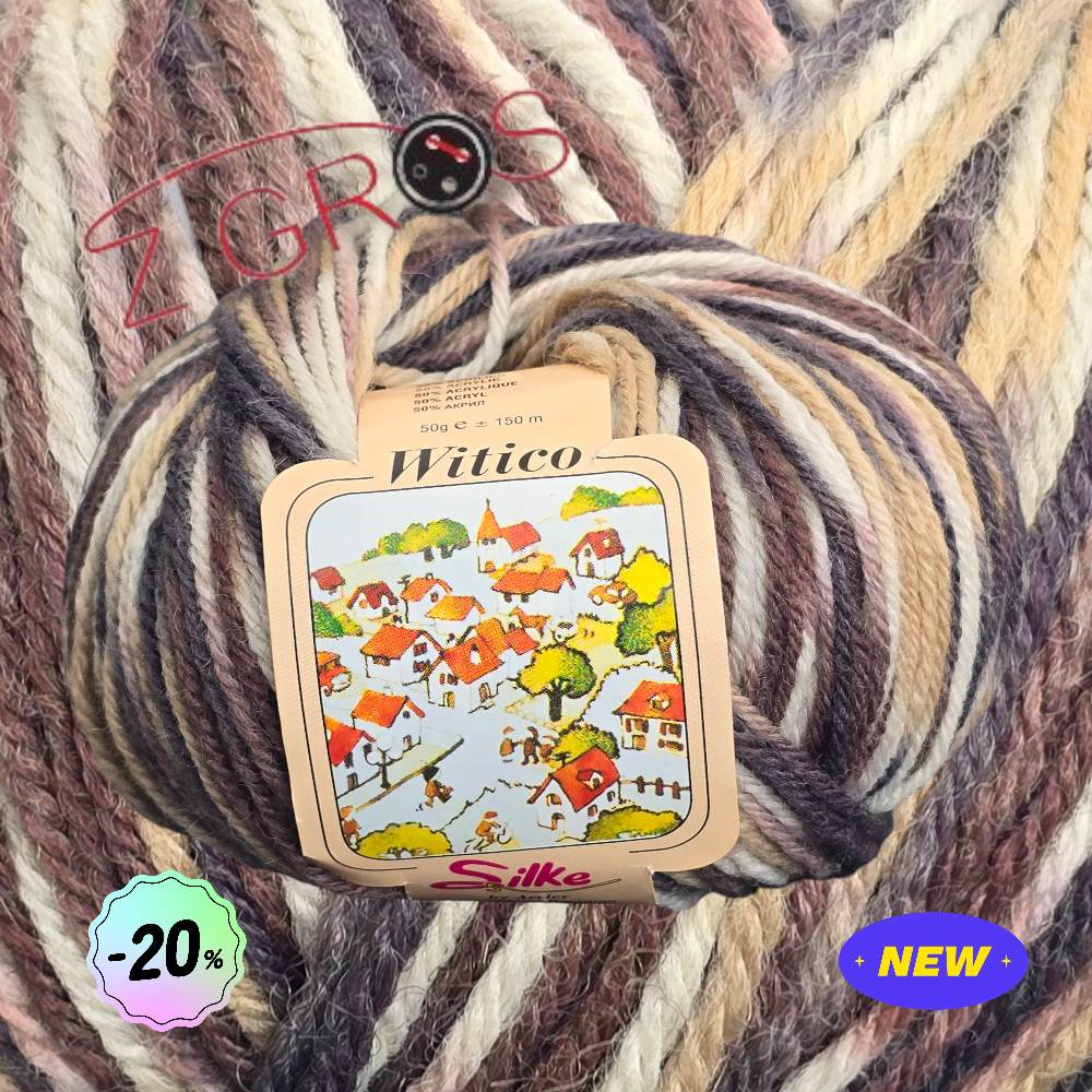 Witico Stam.50% pura lana vergine 50% acrilico