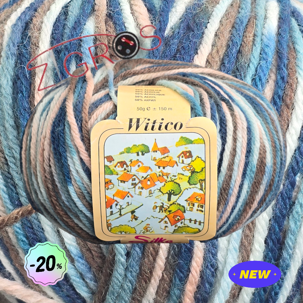 Witico Stam.50% pura lana vergine 50% acrilico