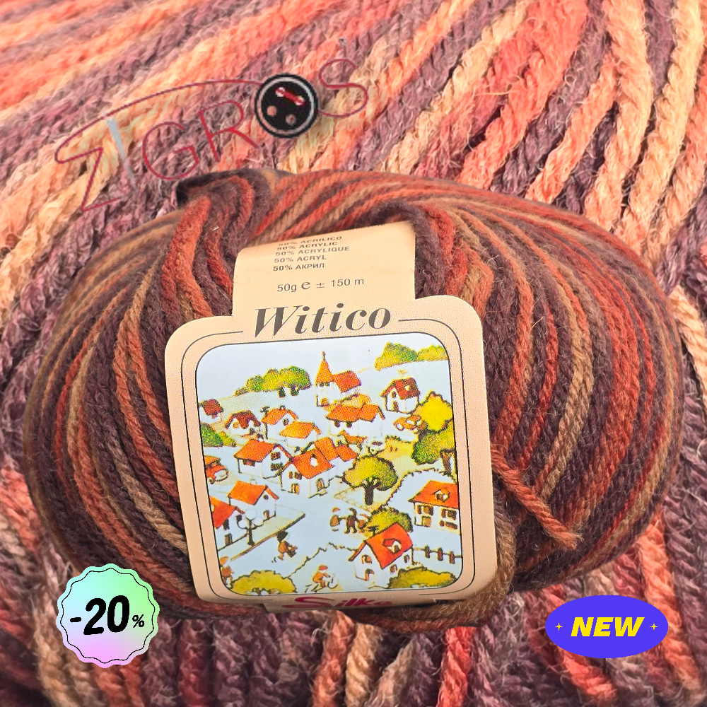 Witico Stam.50% pura lana vergine 50% acrilico