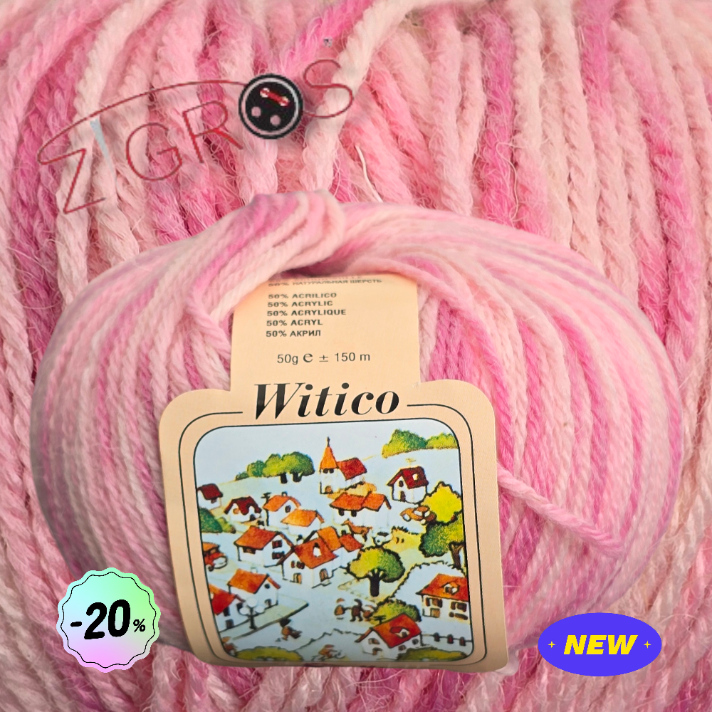 Witico Stam.50% pura lana vergine 50% acrilico
