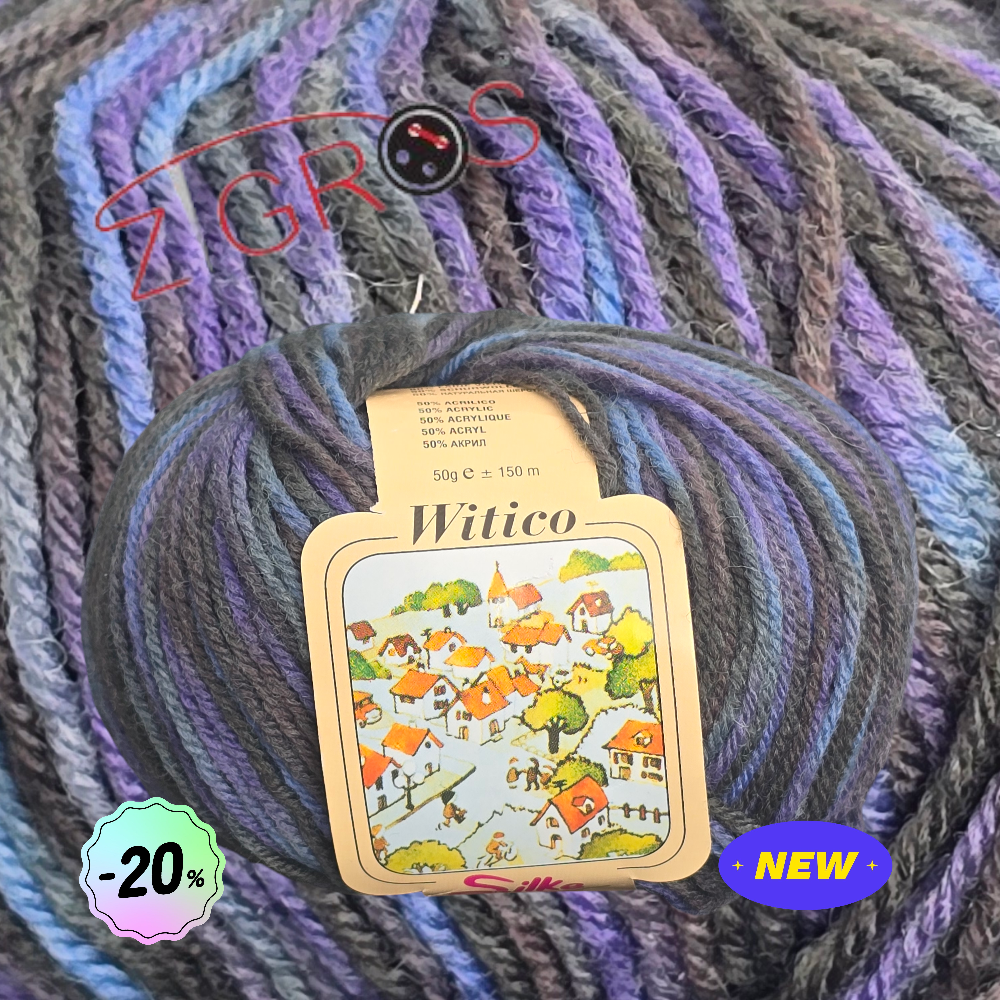 Witico Stam.50% pura lana vergine 50% acrilico