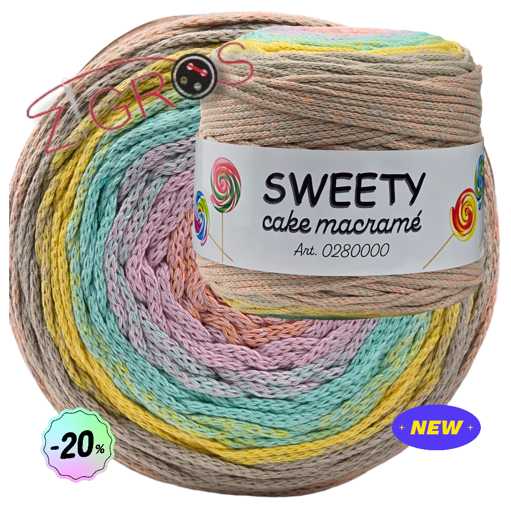 Sweety, 250 grammi per 210 metri.