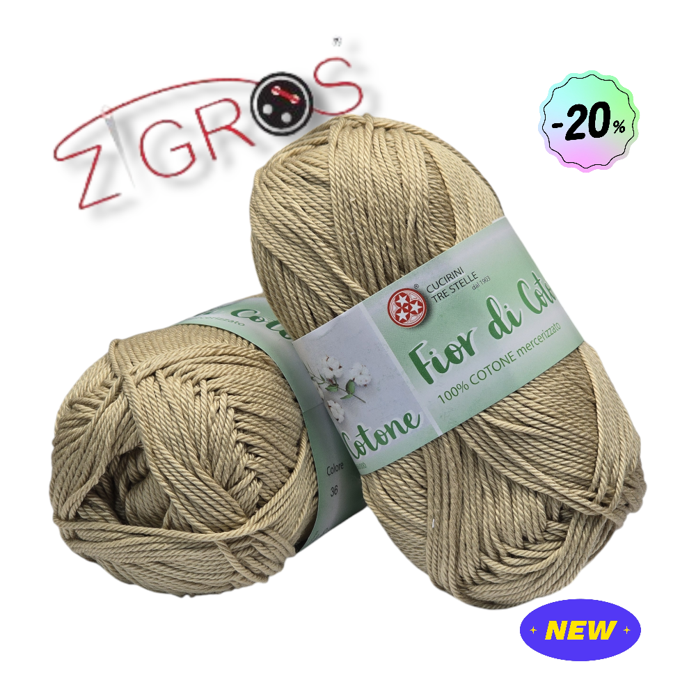 Fior-di-cotone-100% cotone 50gr 125mt