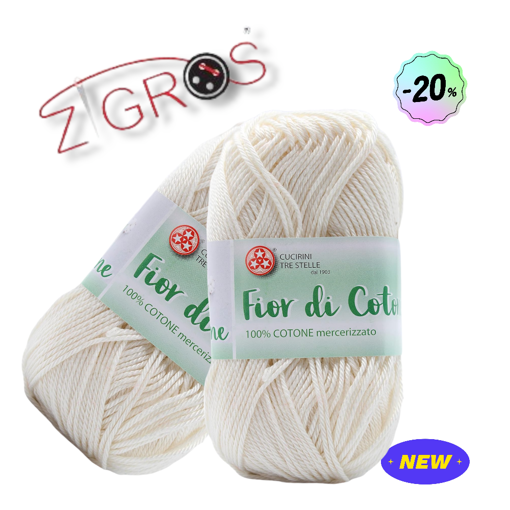 Fior-di-cotone-100% cotone 50gr 125mt