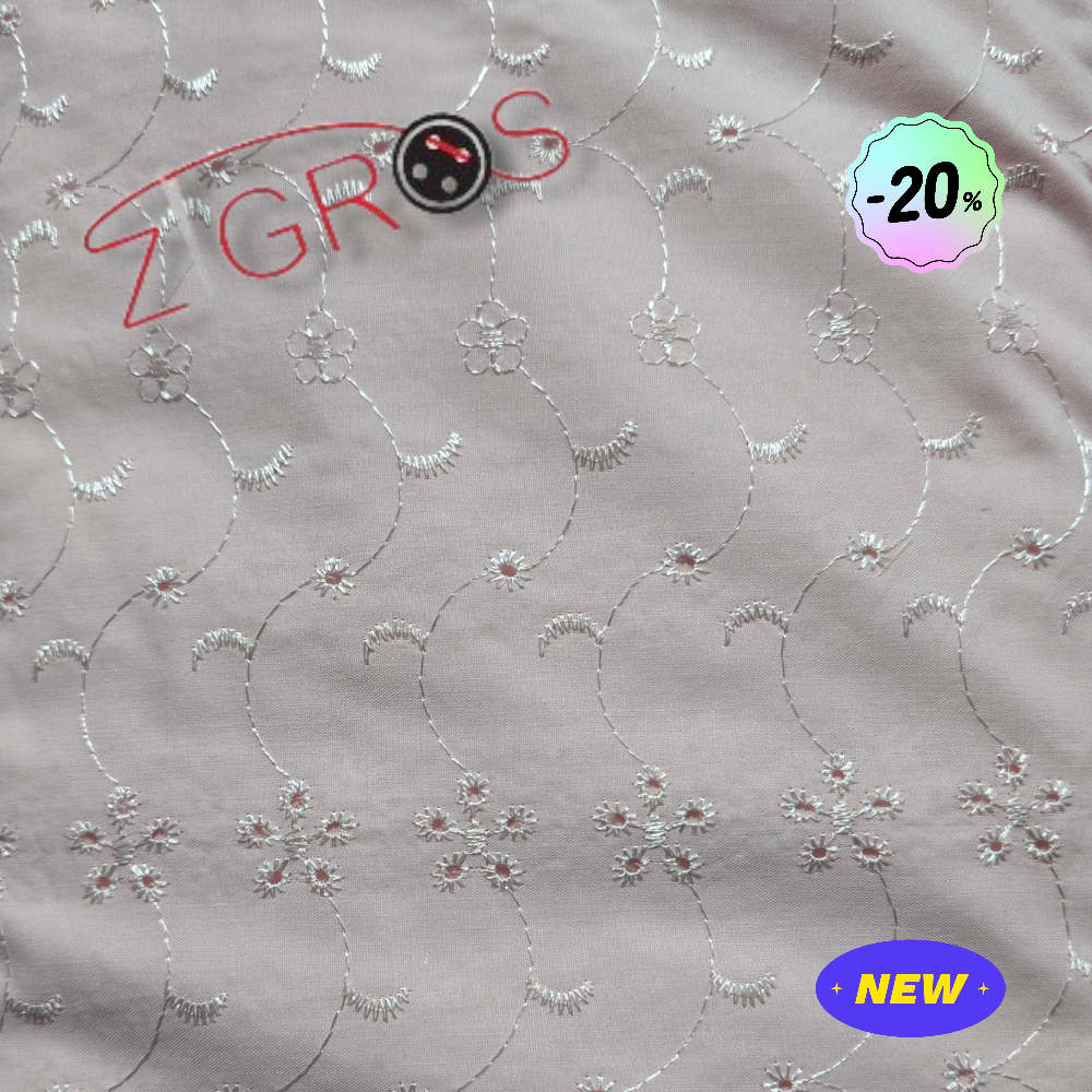 Tessuto stoffa pizzo sangallo 100% cot ricamato ...