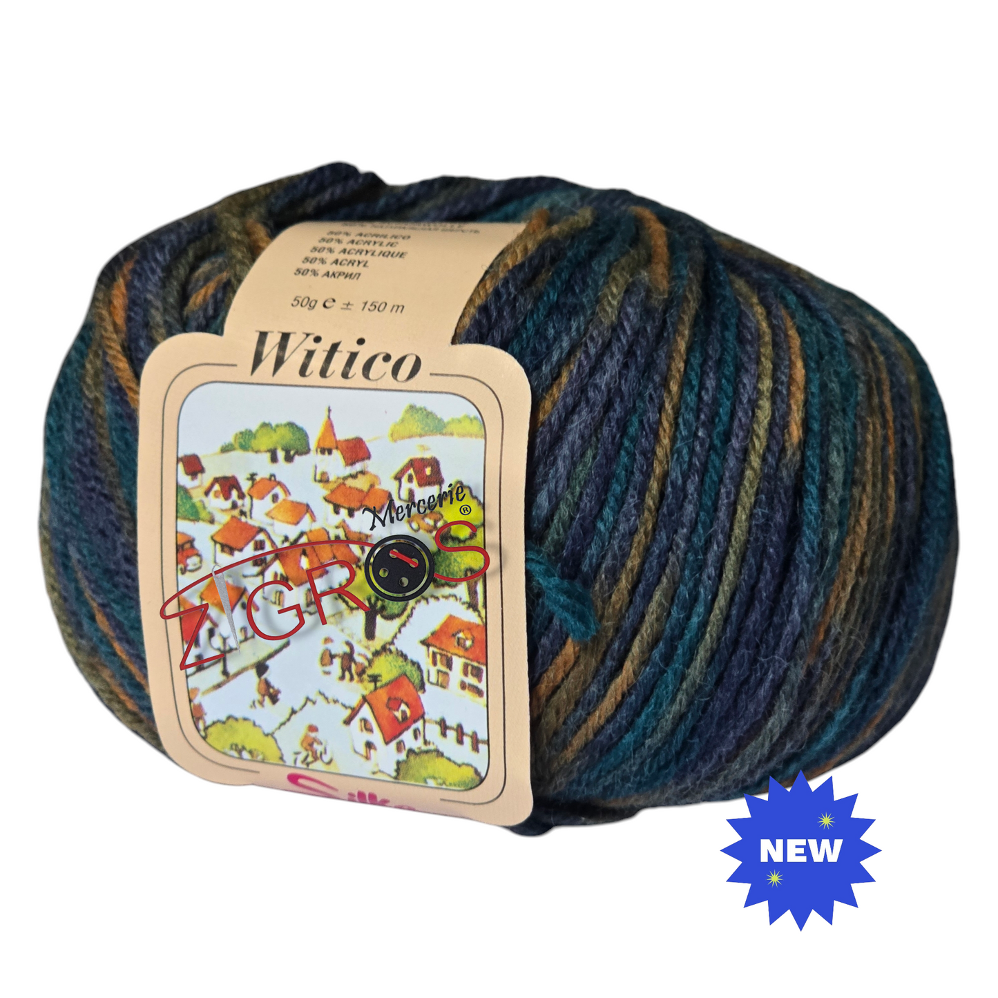 Witico Stam.50% pura lana vergine 50% acrilico