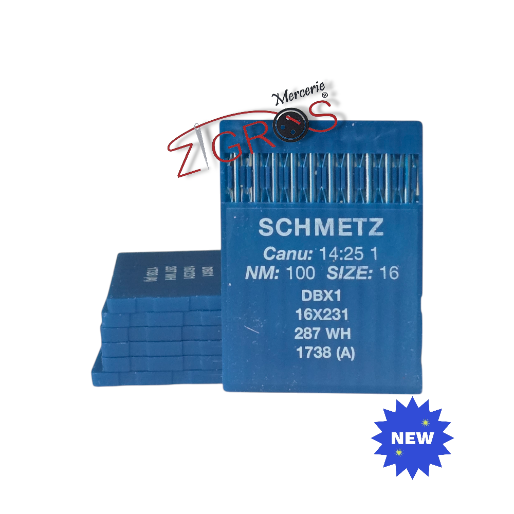 10 Aghi Per Macchina Da Cucire SCHMETZ - Sistema B-27, Industriali, Misura 100/16 - Foto 13
