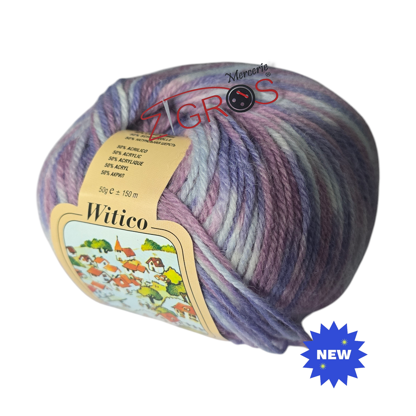 Witico Stam.50% pura lana vergine 50% acrilico