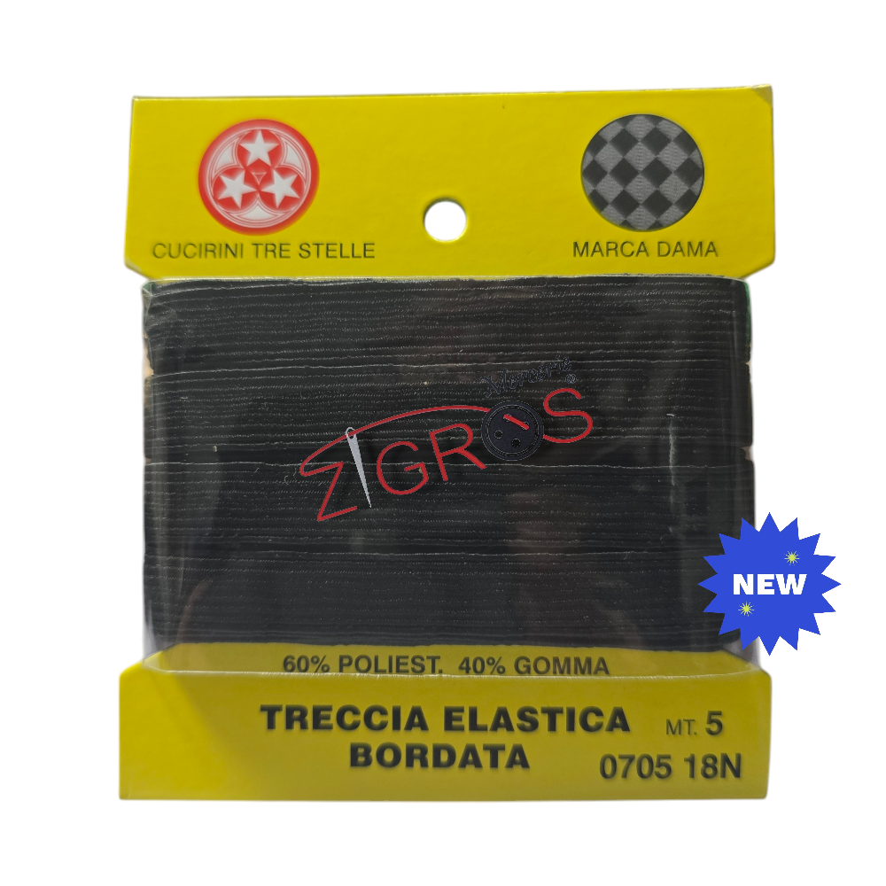 elastico gallone confezione mt.5