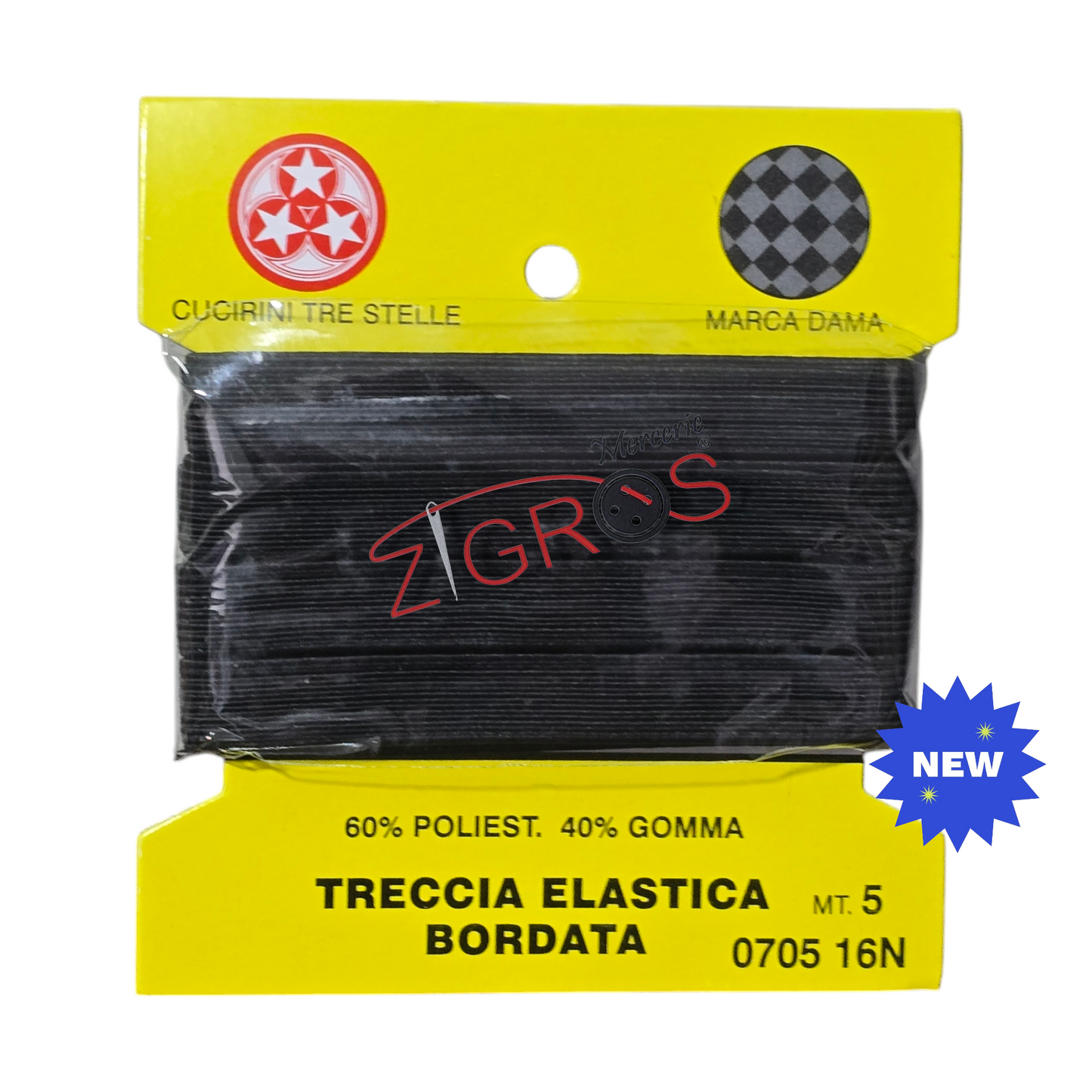 elastico gallone confezione mt.5