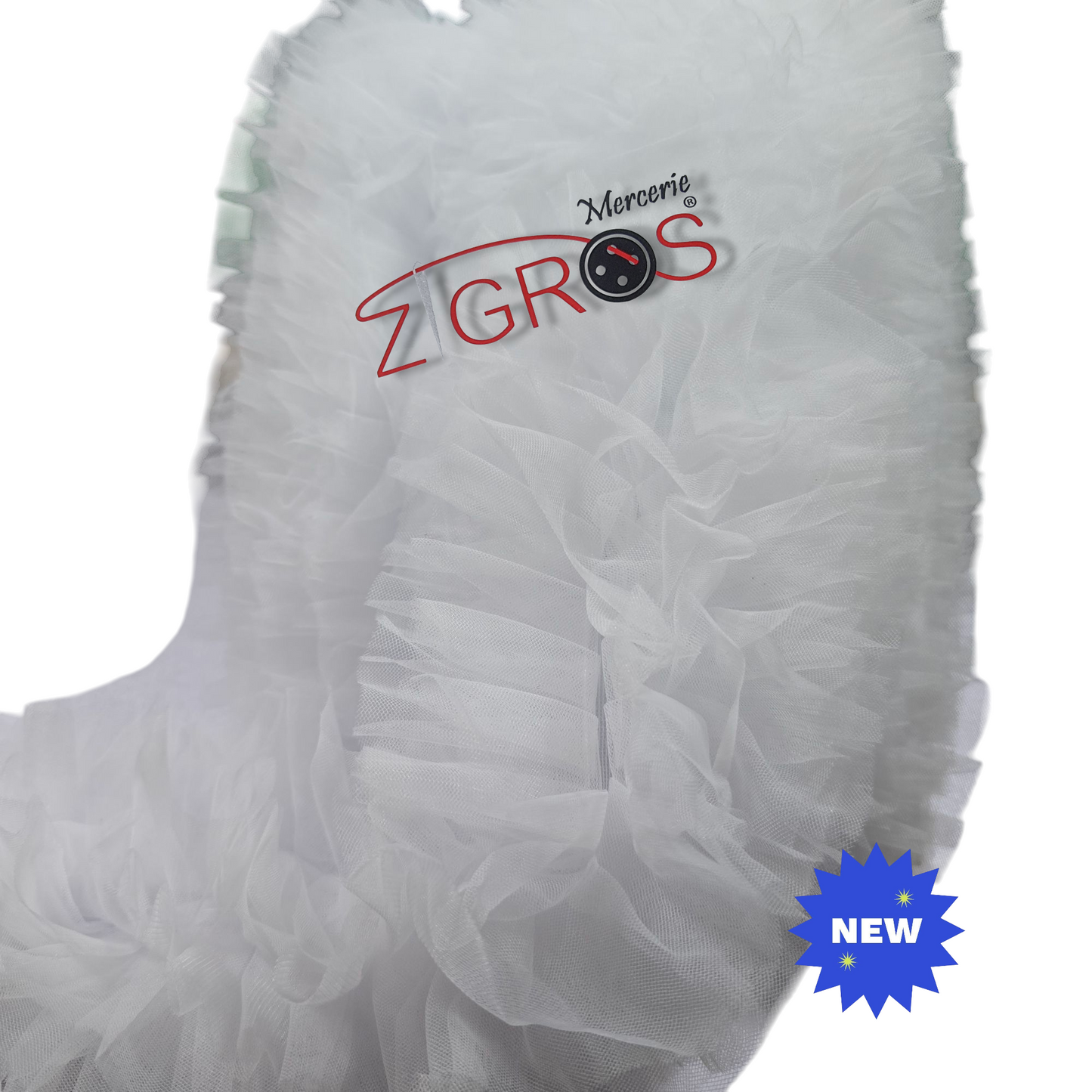 Passamanerie tulle h.13 cm