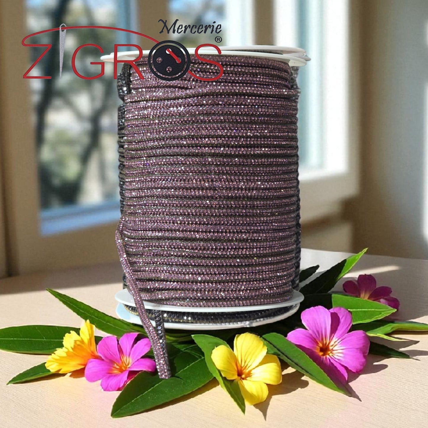 Tubolare Strass 4mm