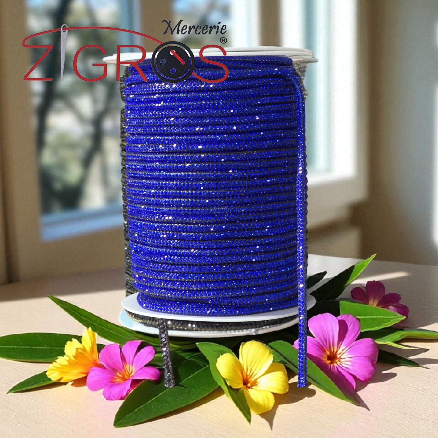 Tubolare Strass 4mm