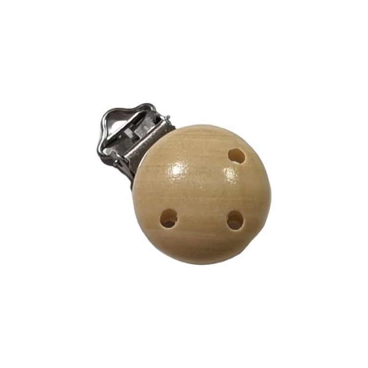 Clip Per Ciuccio In Legno - 20 Pezzi, Legno Di Faggio, Per Neonati - Foto 11