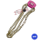 Catena in alluminio 120CM diamantata filo incrociato