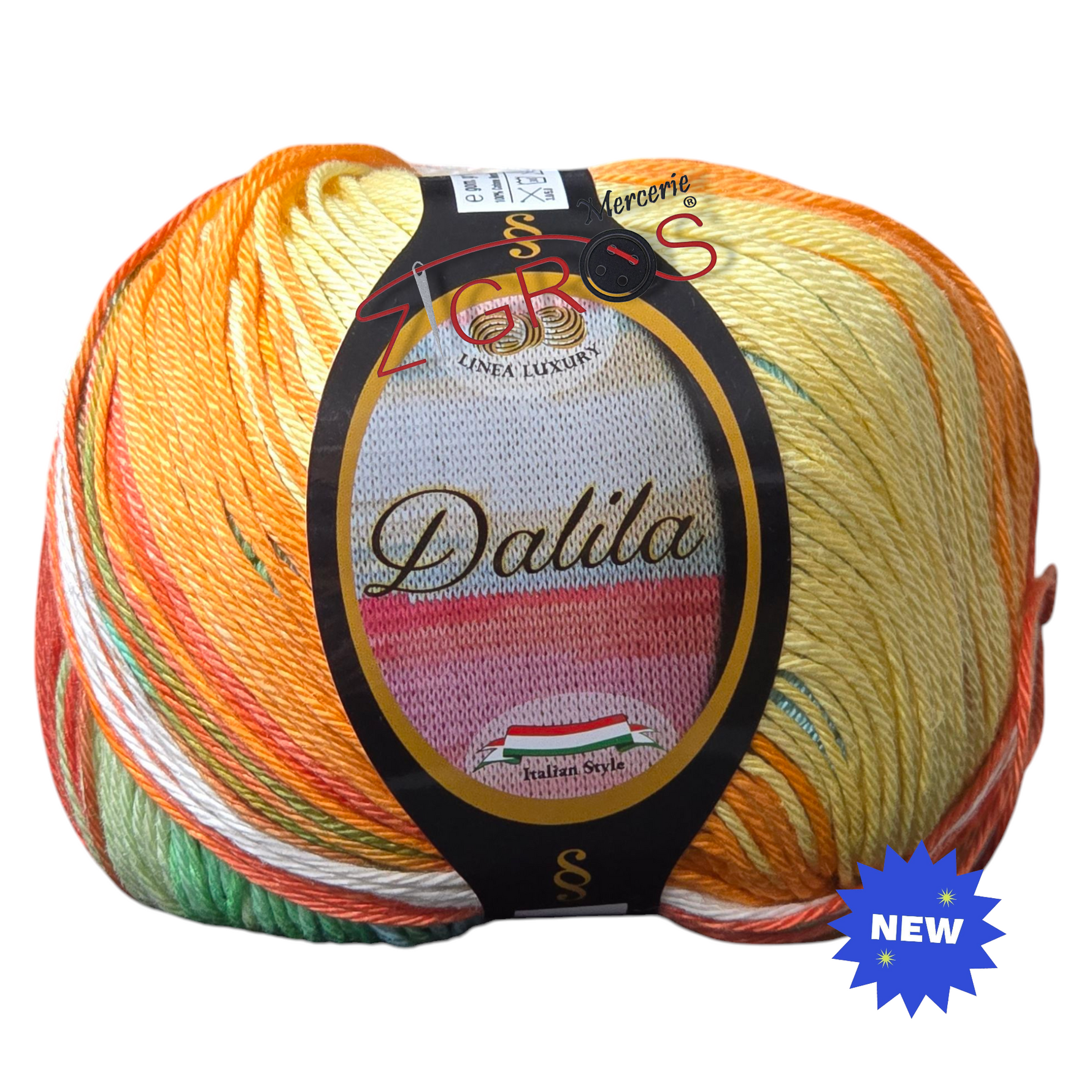Dalila – Filato in 100% Cotone 100gr 260mt