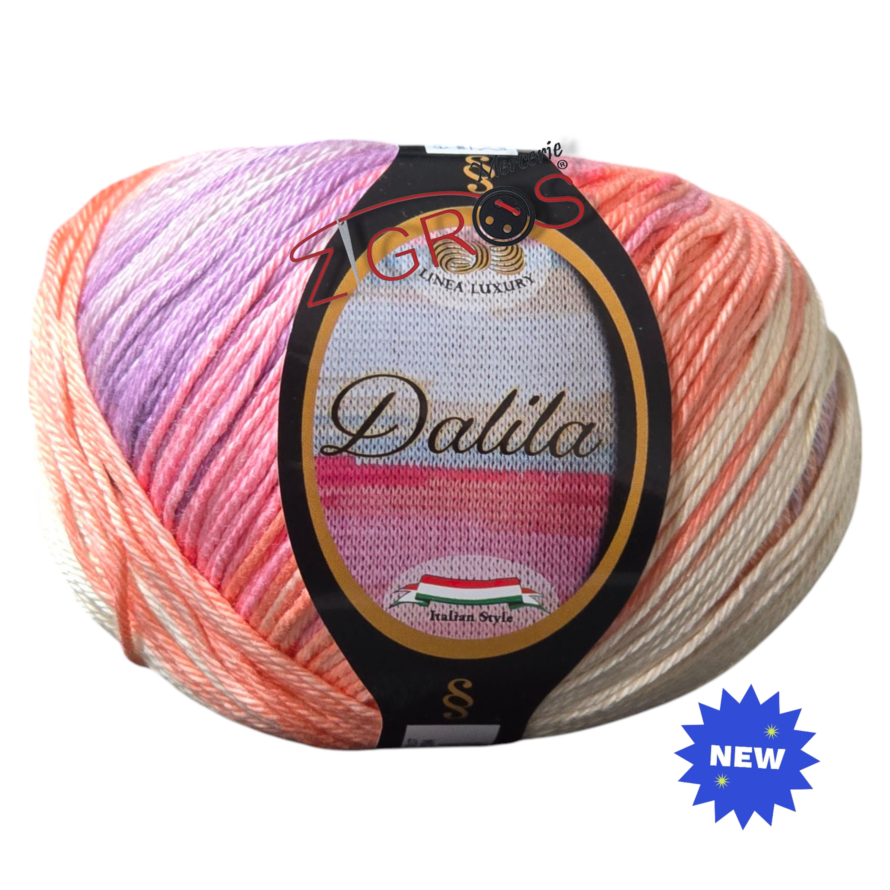 Dalila – Filato in 100% Cotone 100gr 260mt