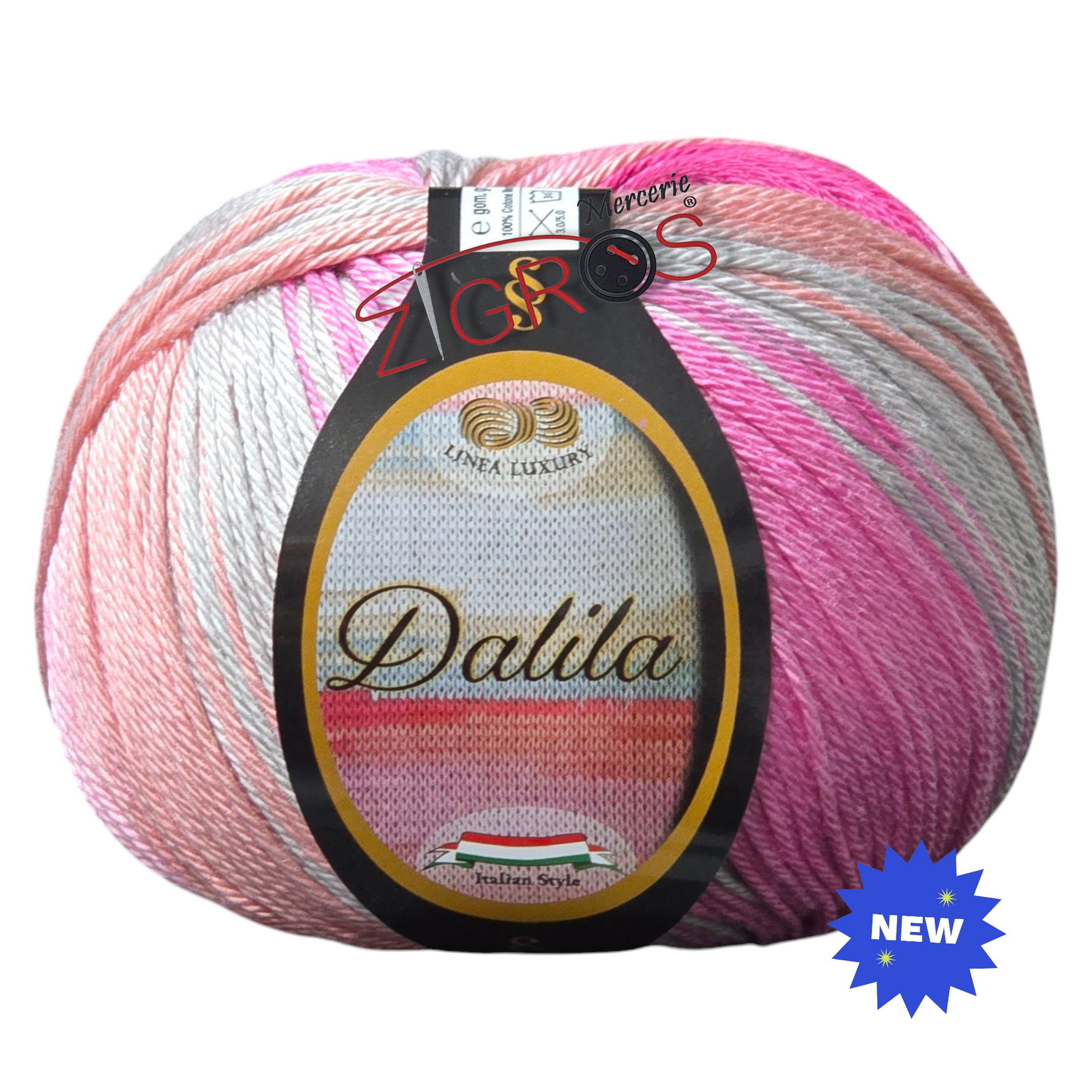 Dalila – Filato in 100% Cotone 100gr 260mt
