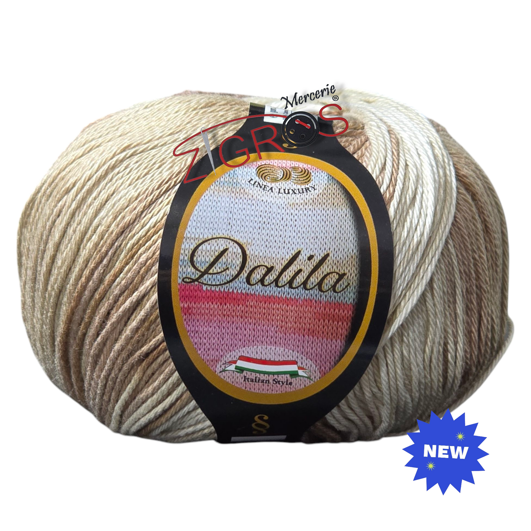 Dalila – Filato in 100% Cotone 100gr 260mt