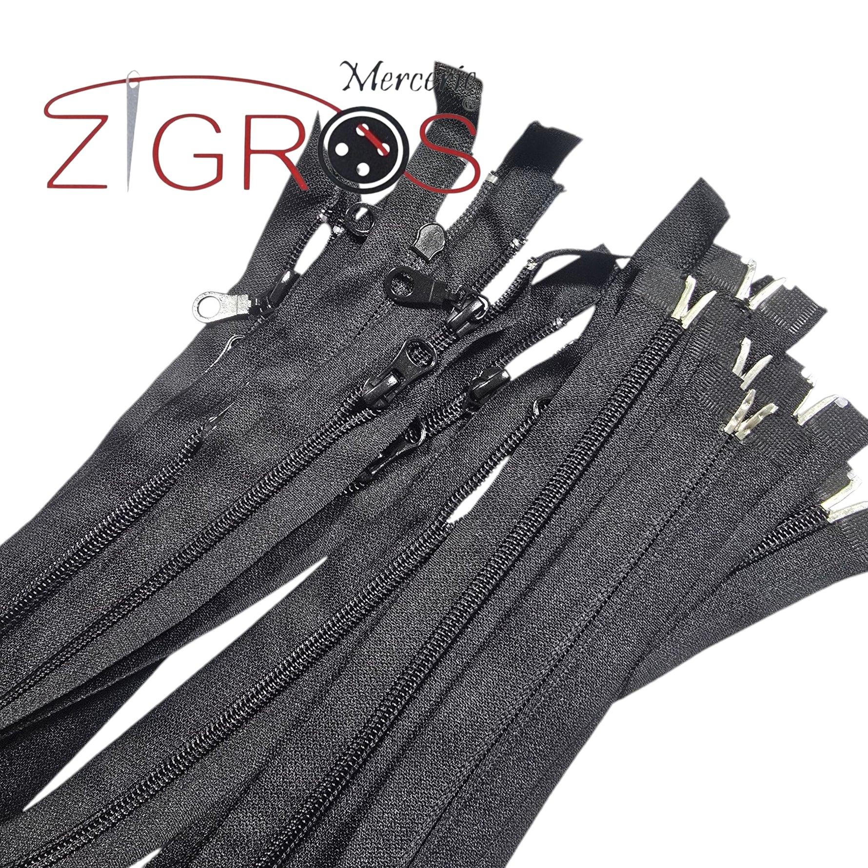 chiusure lampo spirale polies.#7 curs 2.div.auto Confezione 5 Pz