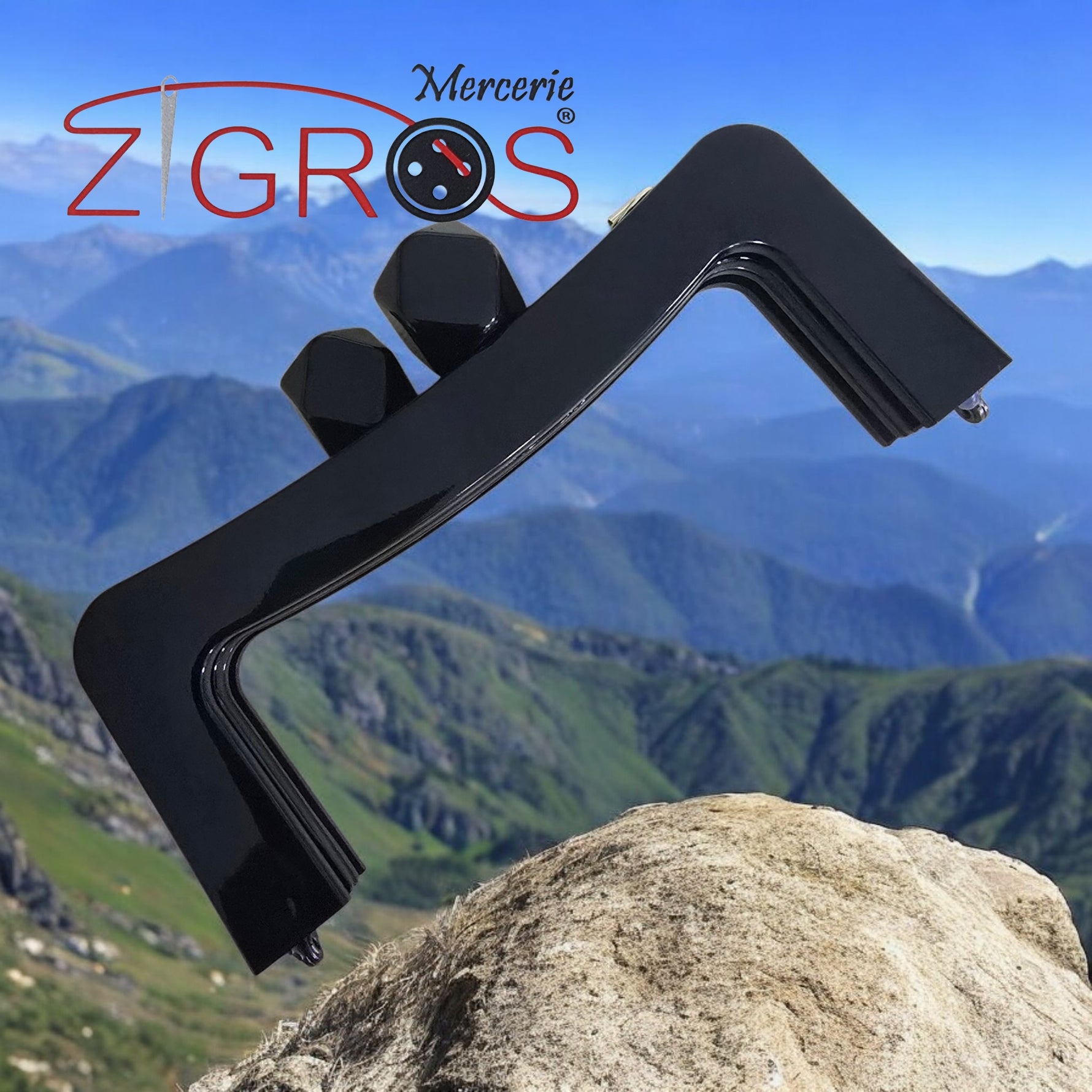 Chiusura in resina acrilica da 8 pollici Telaio della borsa Mint