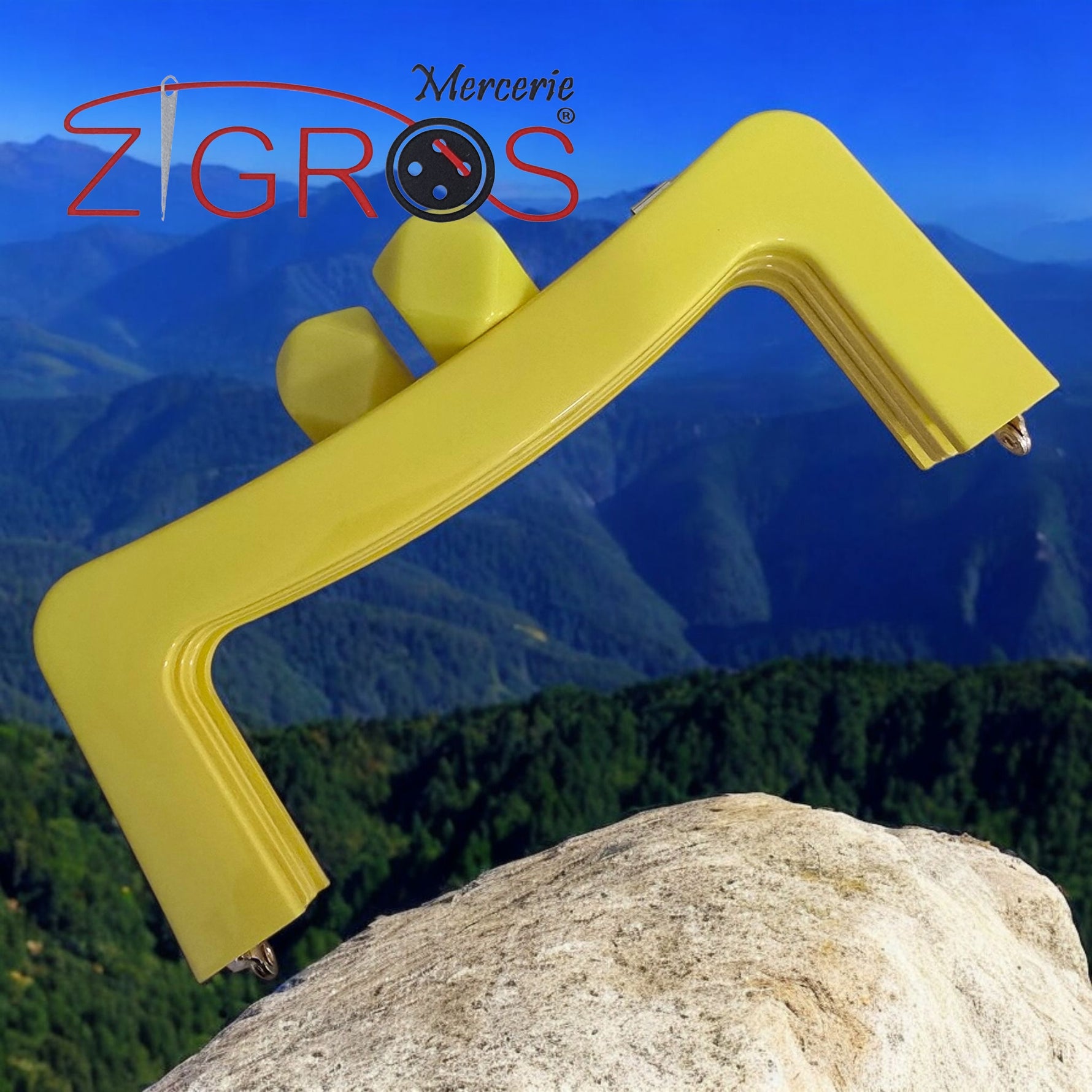 Chiusura in resina acrilica da 8 pollici Telaio della borsa Mint