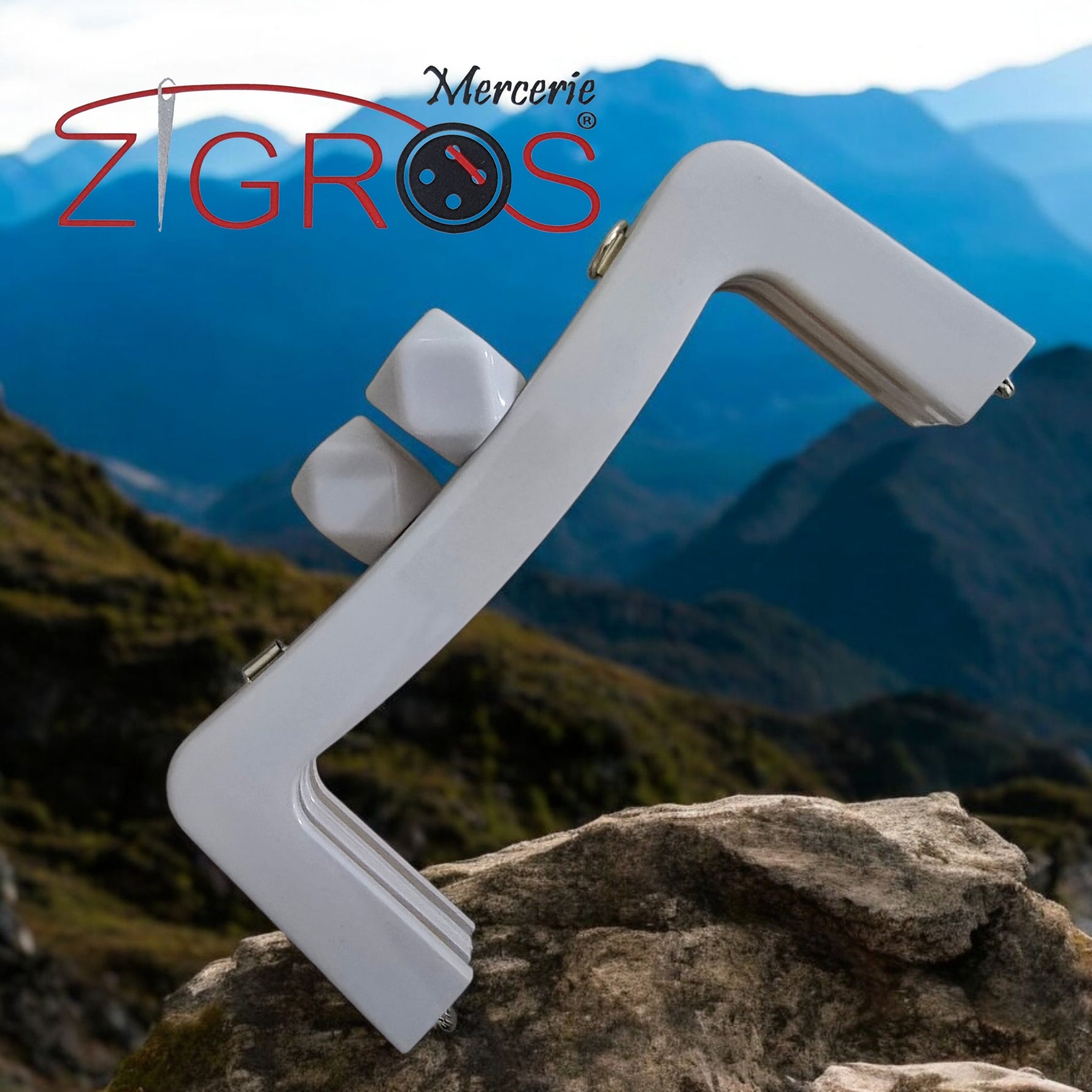 Chiusura in resina acrilica da 8 pollici Telaio della borsa Mint