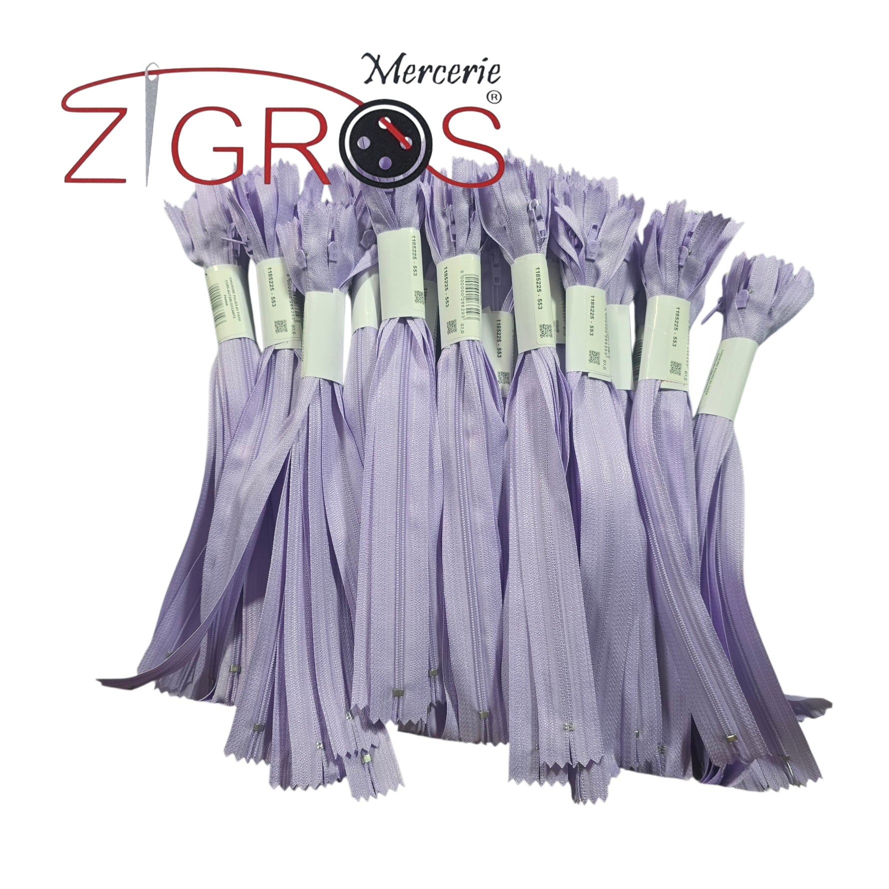 Cerniere Lampo Fissa 25cm 10pz