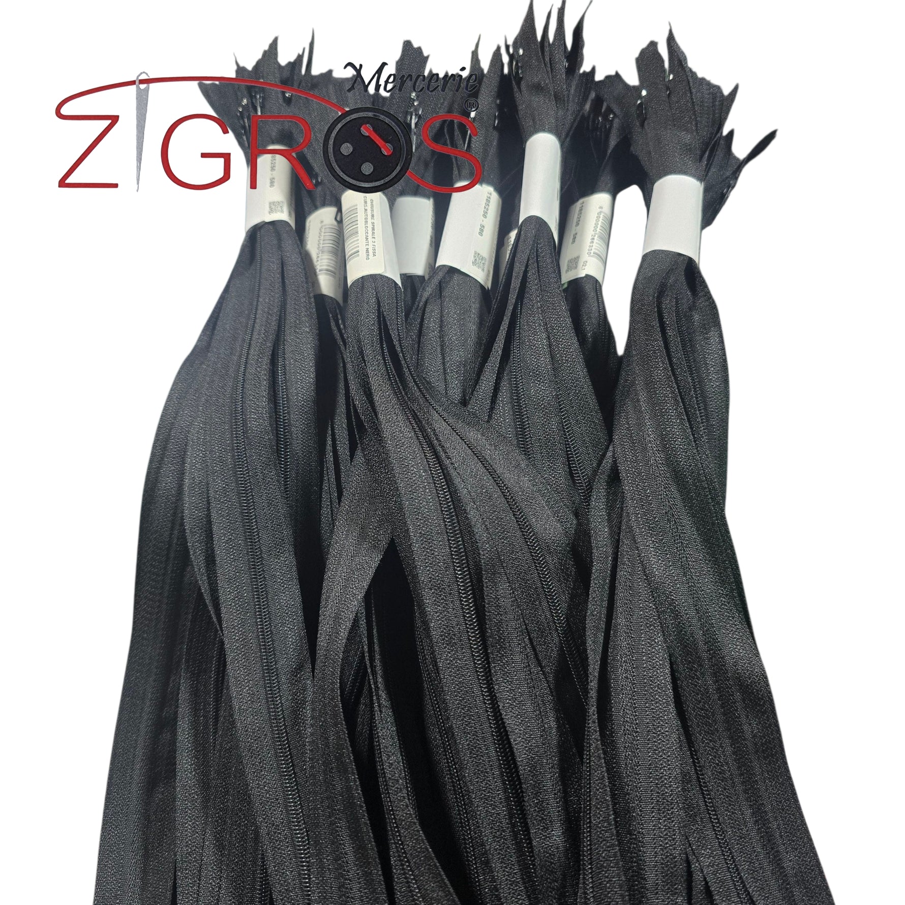 Cerniere Lampo Fissa 50cm 10pz