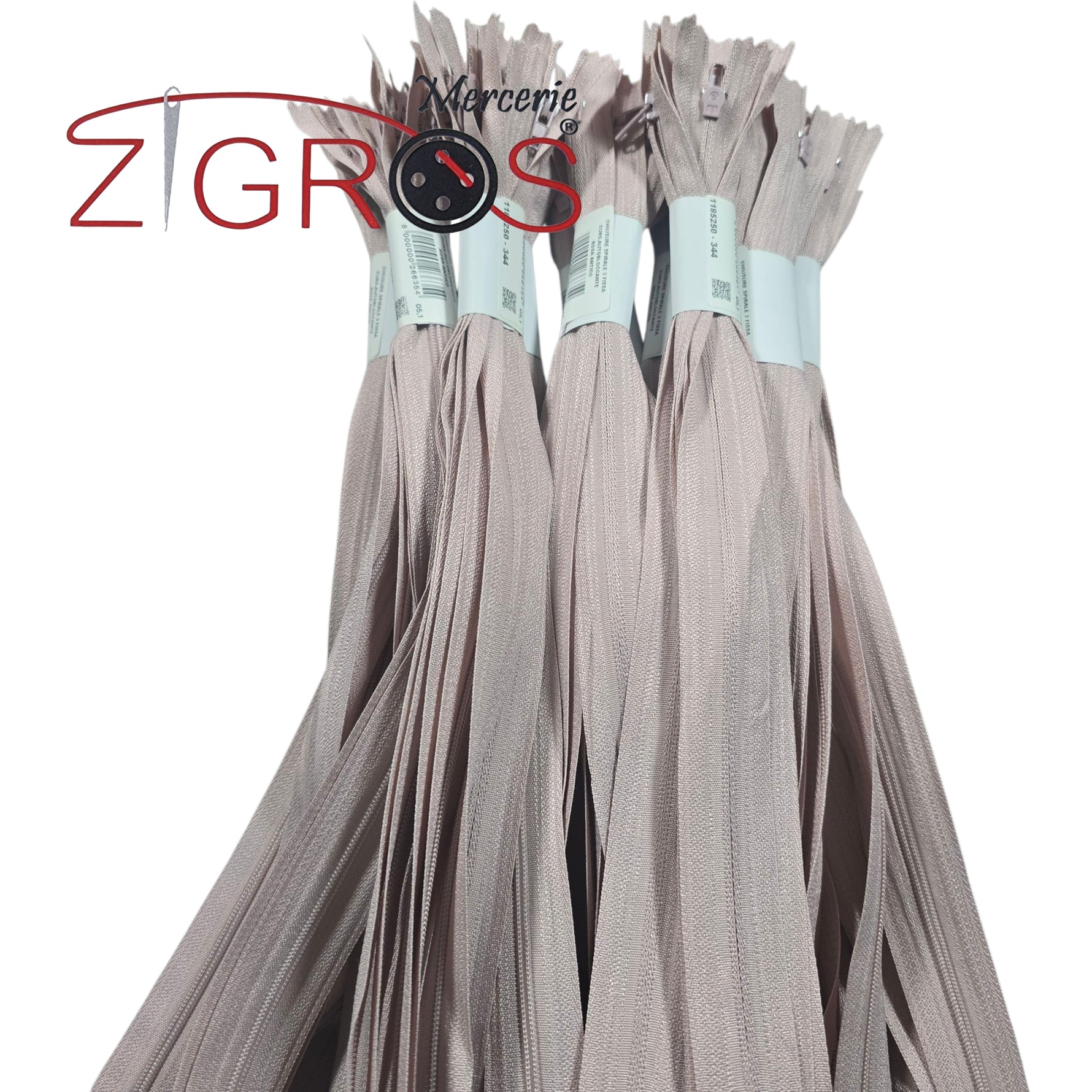 Cerniere Lampo Fissa 50cm 10pz