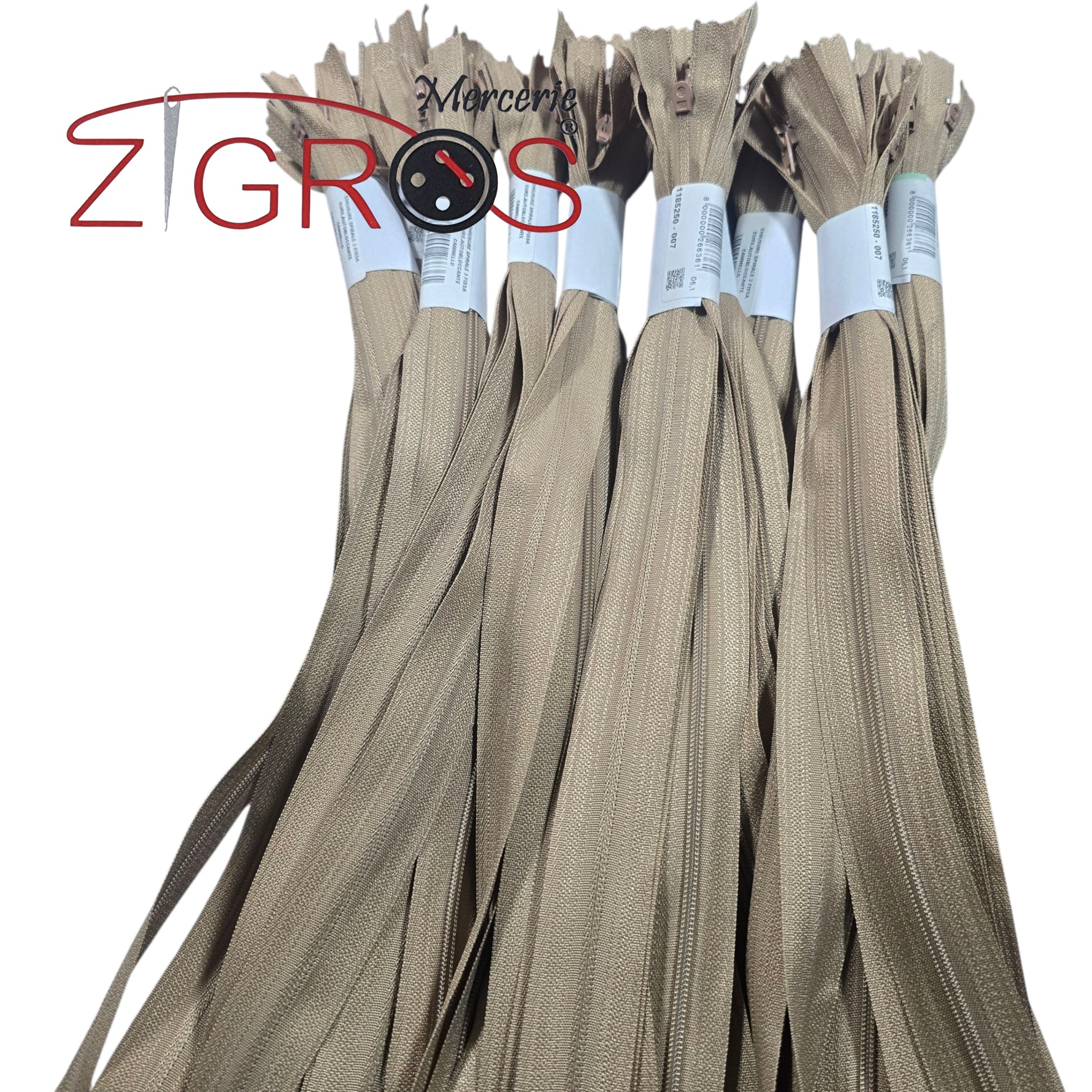 Cerniere Lampo Fissa 50cm 10pz