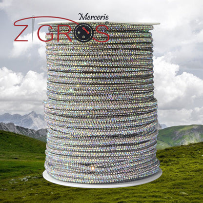 Tubolare Strass 4mm