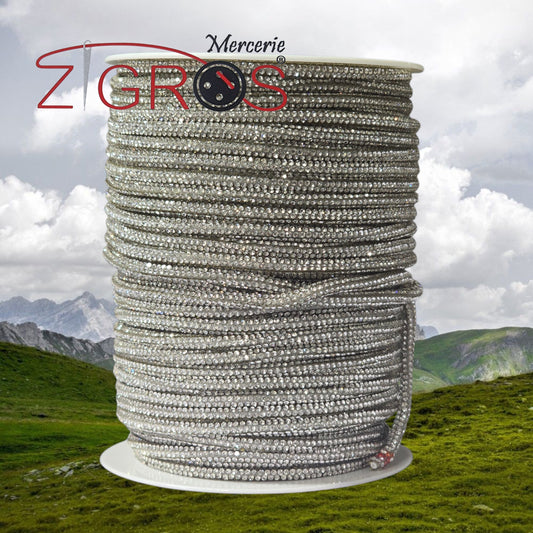 Tubolare Strass 4mm